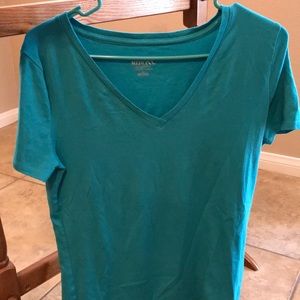 Soft blue V-neck!